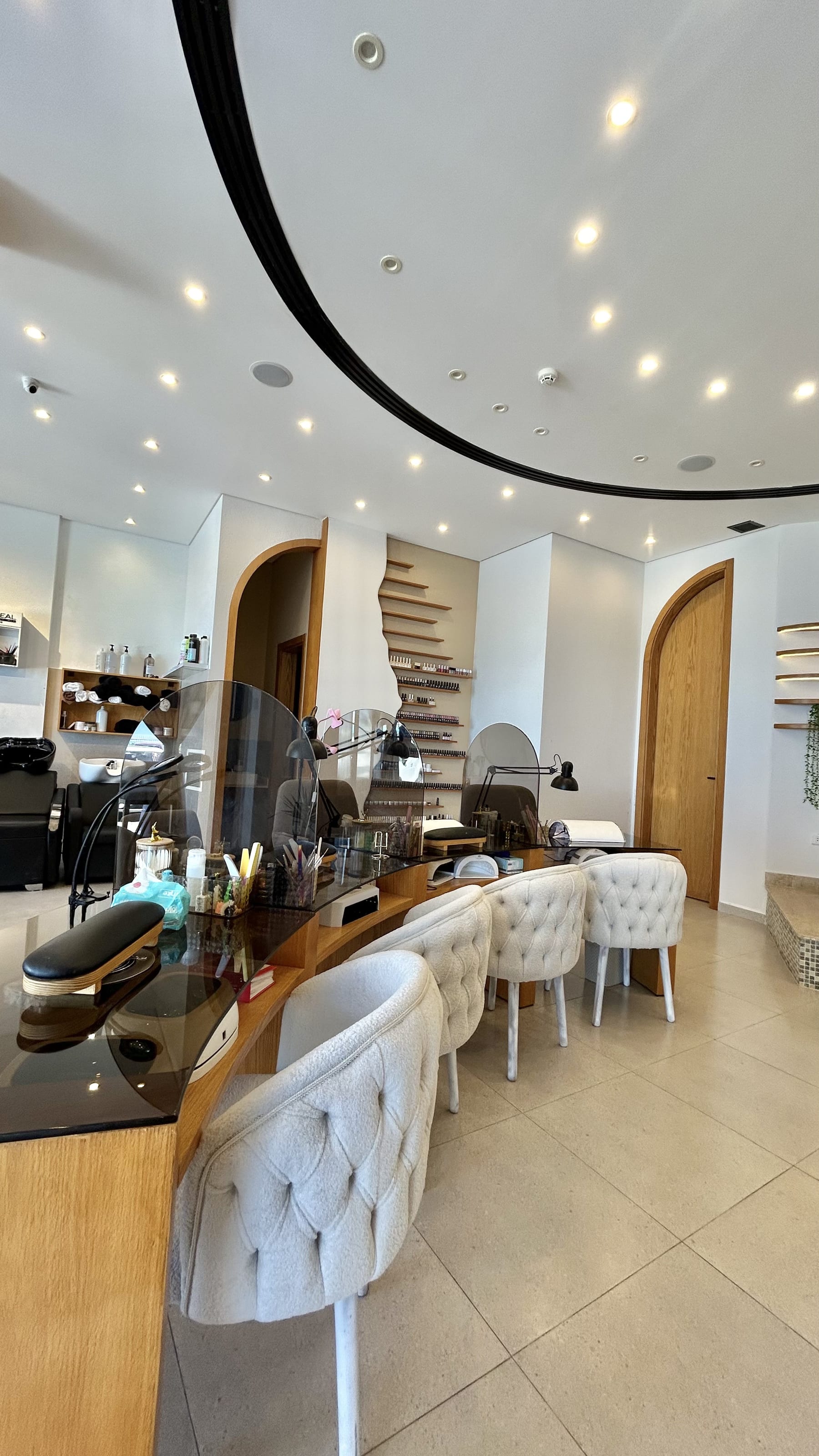 Bar à ongles et bac à shampoing Beauty Ley